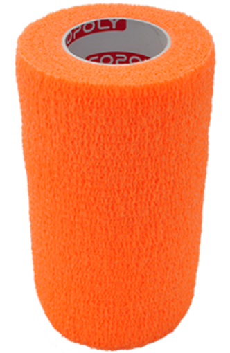 Kép Öntapadós rugalmas kötszer 10 cm - Narancssárga
