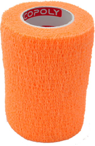 Kép Öntapadós rugalmas kötszer 7,5 cm - Narancssárga