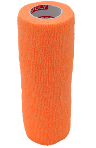 Kép Öntapadós rugalmas kötszer 15 cm - Narancssárga