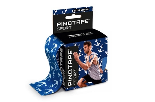Kép Kinezio tape PINOTAPE® Sport - Kék ankkal