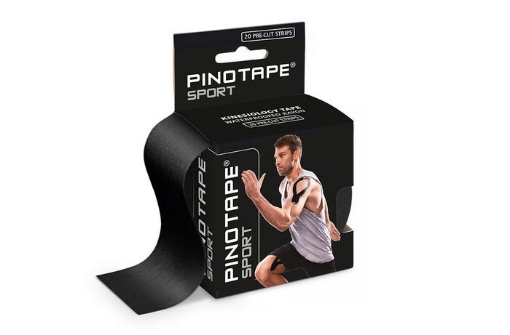 Kép Kinezio tape PINOTAPE® Sport PRE-CUT - Fekete
