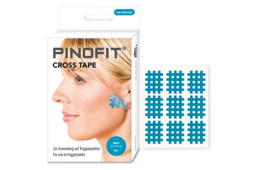 Kép PINOTAPE® Cross Tape Small tapasz - Kék, 180 db (2,7 x 2,1 cm)