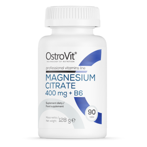 Kép OstroVit Magnézium-citrát 400 mg + B6 - 90 tabletta