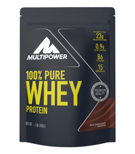 Kép 100% Pure Whey Protein - 450g - Csokoládé MPower