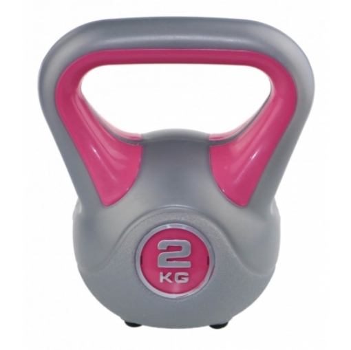 Kép KETTLEBELL FIT 2KG RÓZSASZÍN- Sveltus