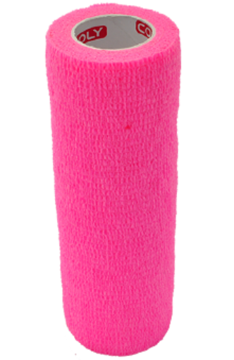 Kép Öntapadós rugalmas kötszer 15 cm - Rózsaszín