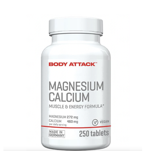 Kép Magnézium + Kalcium - 250 tabletta Body Attack