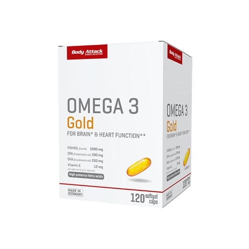 Kép OMEGA 3 GOLD - 120 Kapszula BODY ATTACK