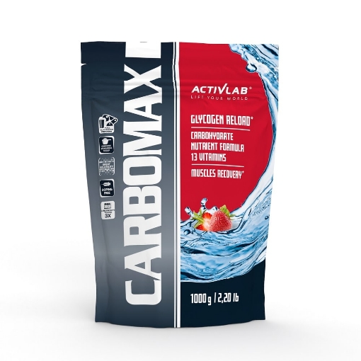 Kép CarboMax Energy 1000g - Eper - ActivLab