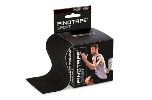 Kép Kinezio tape PINOTAPE® XL 7,5 cm x 5 m - Fekete