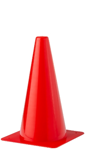 Kép Műanyag Tréning Kúp 30cm - Piros - Teamsport