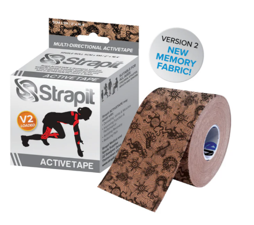 Kép DYNAMIC ACTIVETAPE 5CM x 5M  - BÉZS/FEKETE