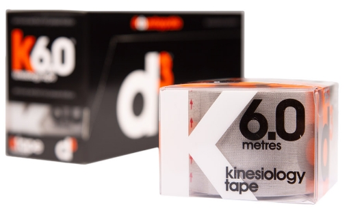 Kép K6.0 Kineziológiai Tapasz Ezüst 5cm x 6m - d3Tape