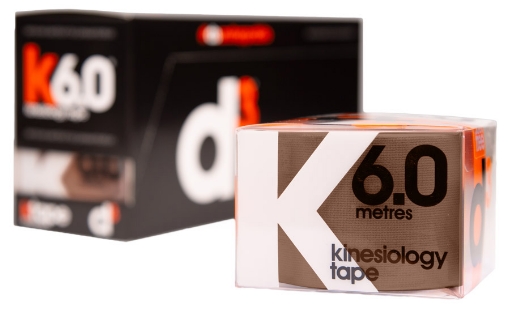 Kép K6.0 Kineziológiai Tapasz Barna 5cm x 6m - d3Tape