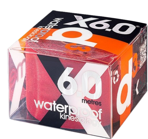 Kép X6.0 Kineziológiai Tapasz Xtreme Piros 5cm x 6m - d3Tape