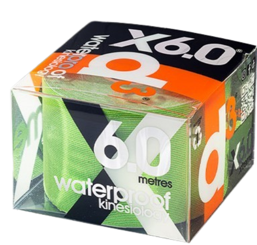 Kép X6.0 Kineziológiai Tapasz Xtreme Lime 5cm x 6m - d3Tape