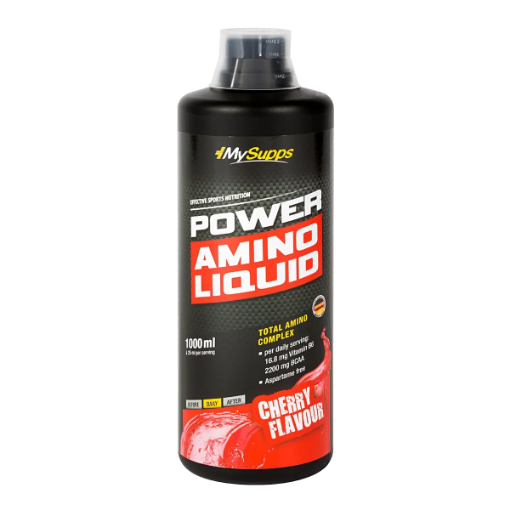 Kép My Supps Power Amino Folyadék - 1L Cseresznye - Body Attack