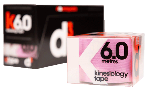 Kép K6.0 Kineziológiai Tapasz Rózsaszín Candy 5cm x 6m - d3Tape