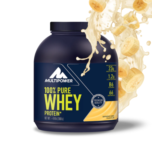 Kép 100% Pure Whey Protein - 2000g Banán és Tej MPower