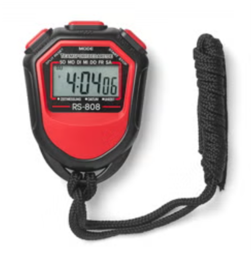 Kép Digitális stopper (1/100 mp) Piros