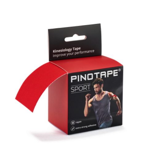 Kép Kineziológiai Tapasz PINOTAPE® Sport - Piros