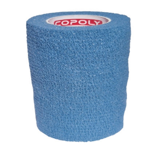 Kép Copoly öntapadó rugalmas pólya 7,5 cm x 4,5 m - Azúrkék