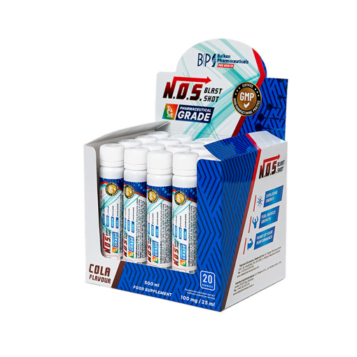 Kép NOS Blast (L-Arginina + L-citrulina + Beta alanina) Shot 20×25ml