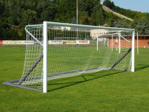 Kép Mobil alumínium futballkapu 6 × 2 m — Összecsukható keret hálóval együtt — VI 5911