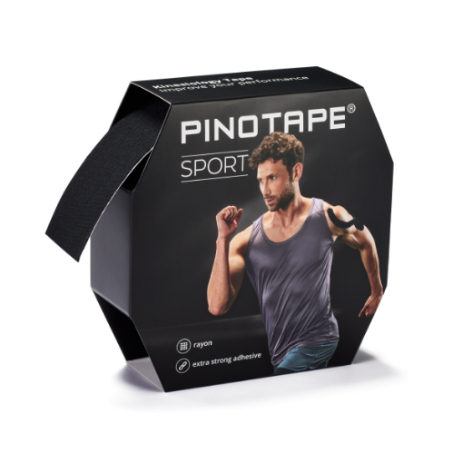 Kép Kineziológiai Tapasz PINOTAPE® Sport - 31m Fekete
