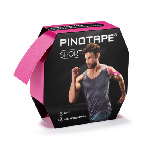 Kép Kineziológiai Tapasz PINOTAPE® Sport - 31m Rózsaszín