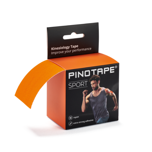 Kép Kineziológiai Tapasz PINOTAPE® Sport - Narancssárga