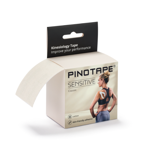 Kép PINOTAPE® Sensitive Classic kineziológiai tapasz - Színezetlen, 5 m x 5 cm
