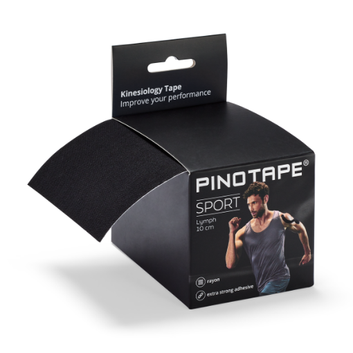 Kép Kineziológiai Tapasz PINOTAPE® XXL 10cm x 5m - Fekete