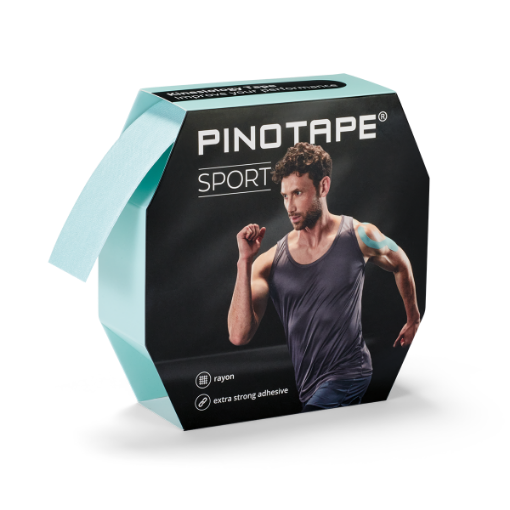 Kép Kineziológiai Tapasz PINOTAPE® Sport - 31m Mentazöld