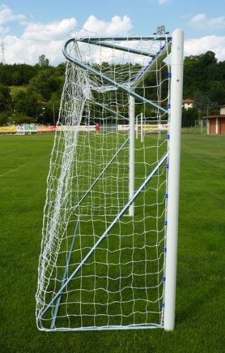 Kép Mobil alumínium futballkapu 5 × 2 m — Ø80 mm hálóval együtt — VI 6022