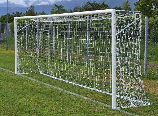 Kép Mobil alumínium futballkapu 6 × 2 m — Ø80 mm hálóval együtt — VI 6033