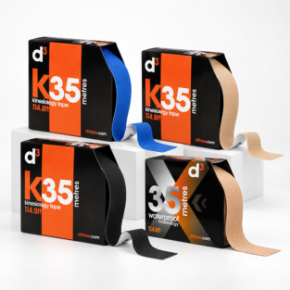 Kép a kategóriának d3Tape K35 / X35 – kineziológiai tapasz 5 cm x 35 m